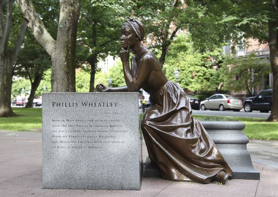 Phillis Wheatley statue in Boston