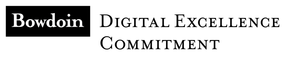 Bowdoin Digital Excellence Commitment Logo
