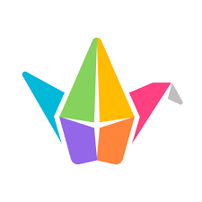 Origami Crane Padlet logo