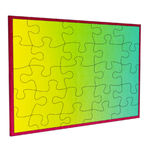 Puzzle board.