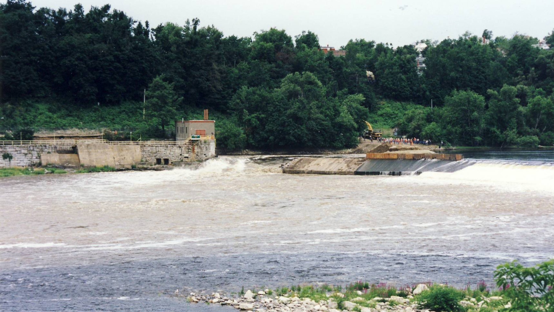 Edwards Dam removal on the Kennebec River