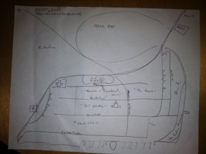 Young white male, residents for 6 years, working in marketing for a research NGO. Drew the water line first. Suggestion: bring back the trolley line!