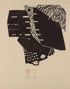 Naoko Matsubara 直子松原 Japanese, born 1937 Noh, 1977 woodblock on paper Gift of Ted and Marcia Marks in memory of Emily Howe Marks 2011.30.11