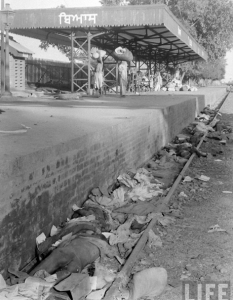 Corpses on the train tracks