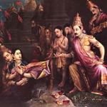 Sita returns to her Mother, the Earth, after her dishonor and long exile