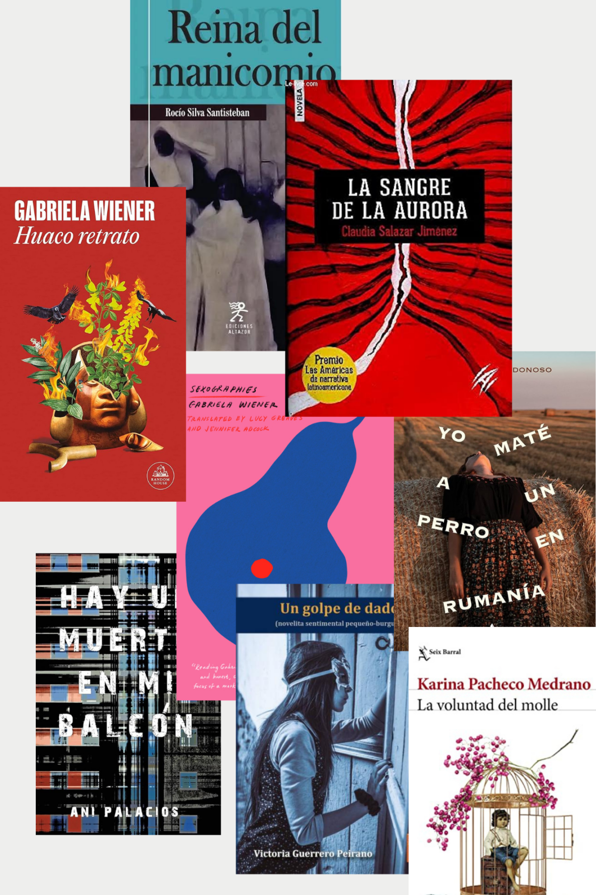 Libros por la escritoras peruanas.