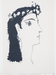 PABLO PICASSO (Spanish, 1881–1973) - Head of a Girl, ca. 1955 - lithograph
