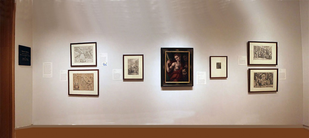 Left wall of exhibition