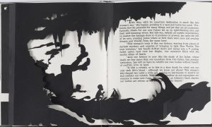 Text excerpt from Kara Walker’s “Freedom, a Fable: A Curious Interpretation of the Wit of a Negress in Troubled Times,” 1997