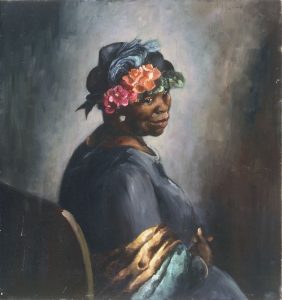 ILSE MARTHA BISCHOFF (American, 1901–1990), Mary, 1943, oil on canvas, 34 1/8 x 32 1/4 in. (86.68 x 81.92 cm), Hood Museum of Art, Dartmouth College, Gift of the artist