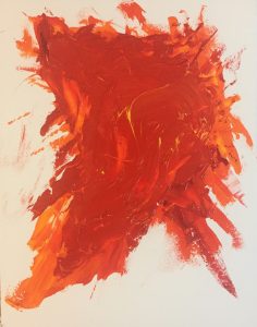 Tyrese Duncan-Moore, Orange, Oil on Canvas, 14” x 11”