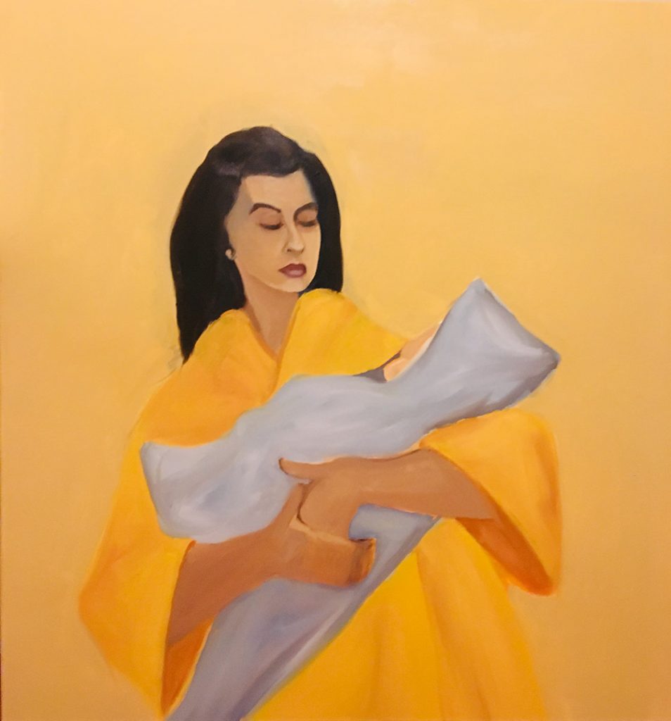 Caroline Dranow "Untitled" 36" x 36", Oil on Canvas, 2020.